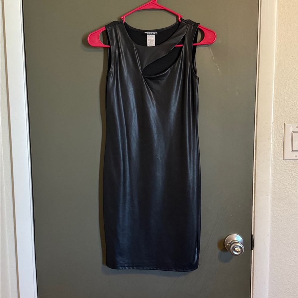 Wet Seal Elegant Black Cutout Backless Dress